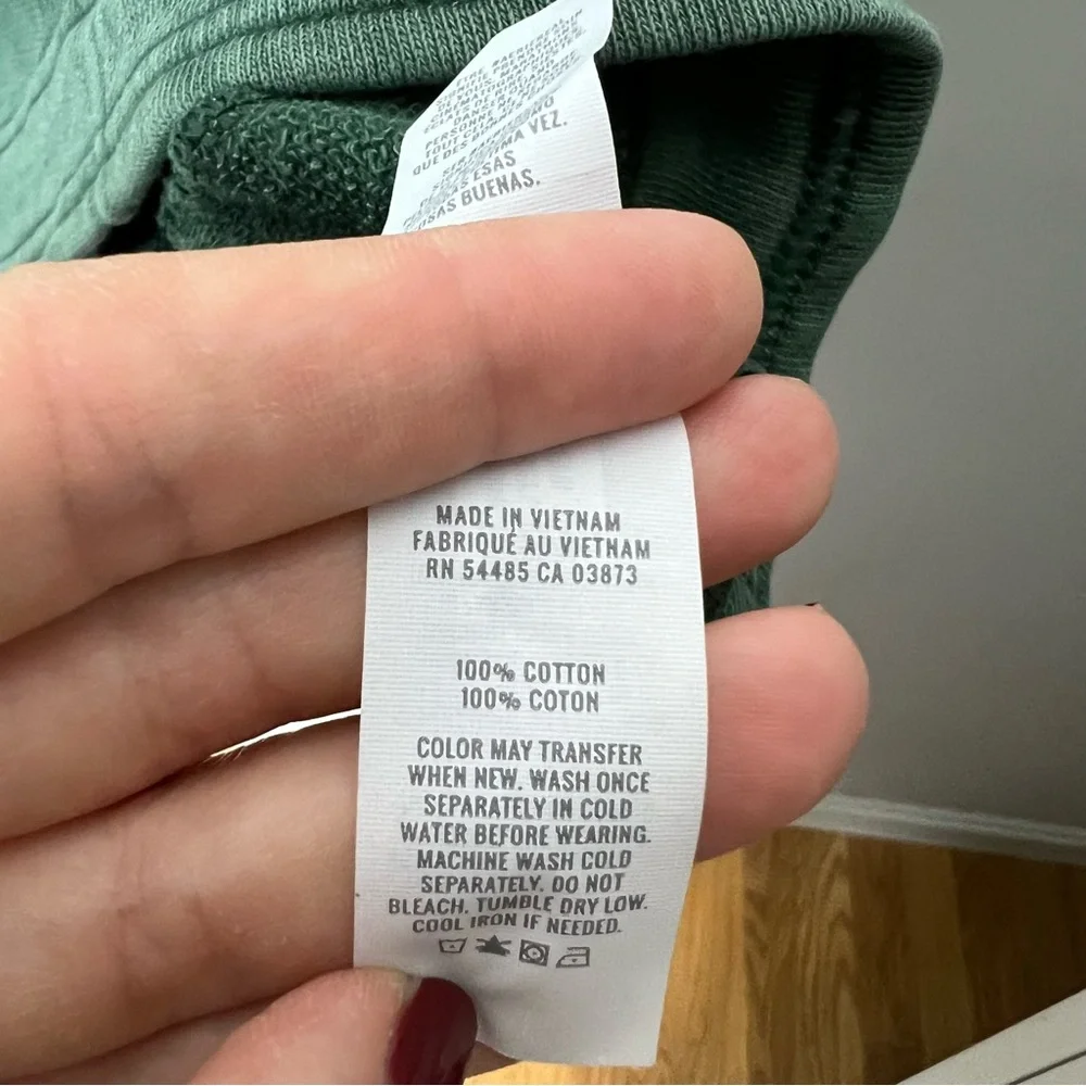 Aerie Green Oversized Hoodie - Picture 4 of 15